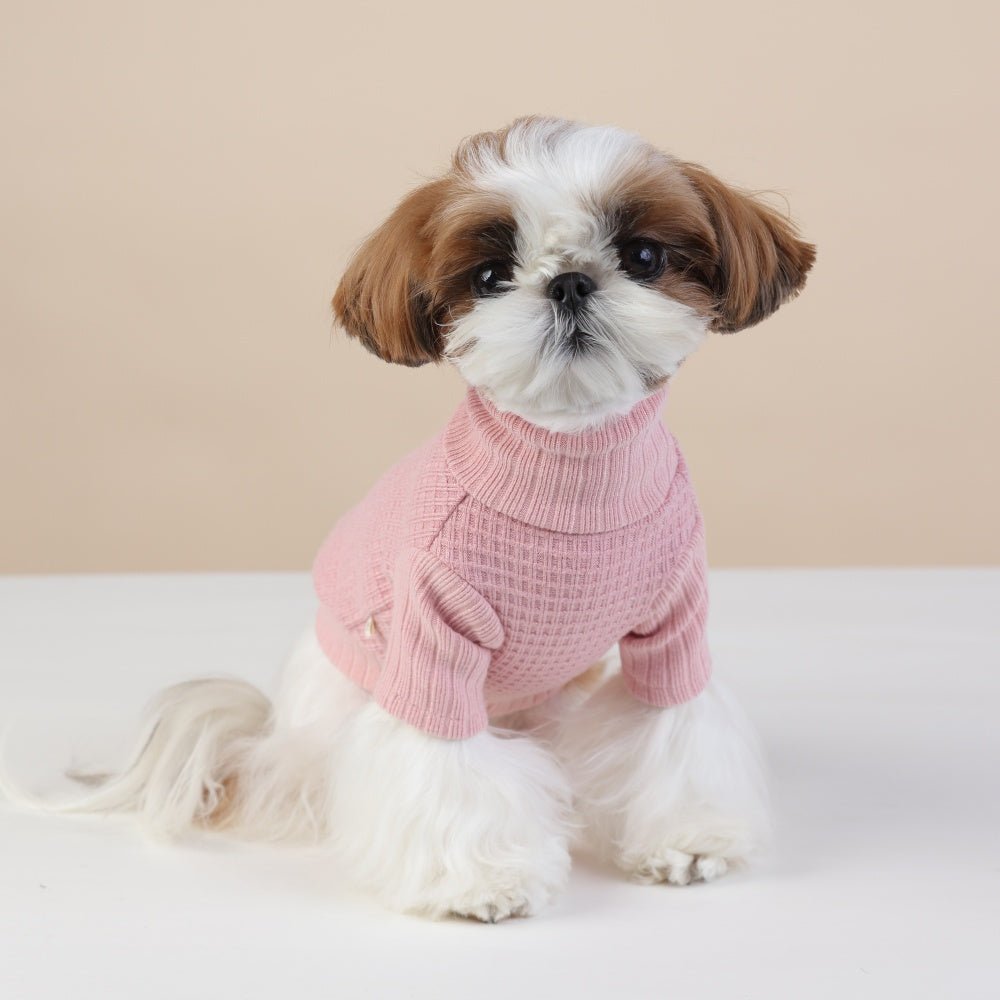 milletpets-dog-cotton-cashmere-turtleneck-sweater-pink-front