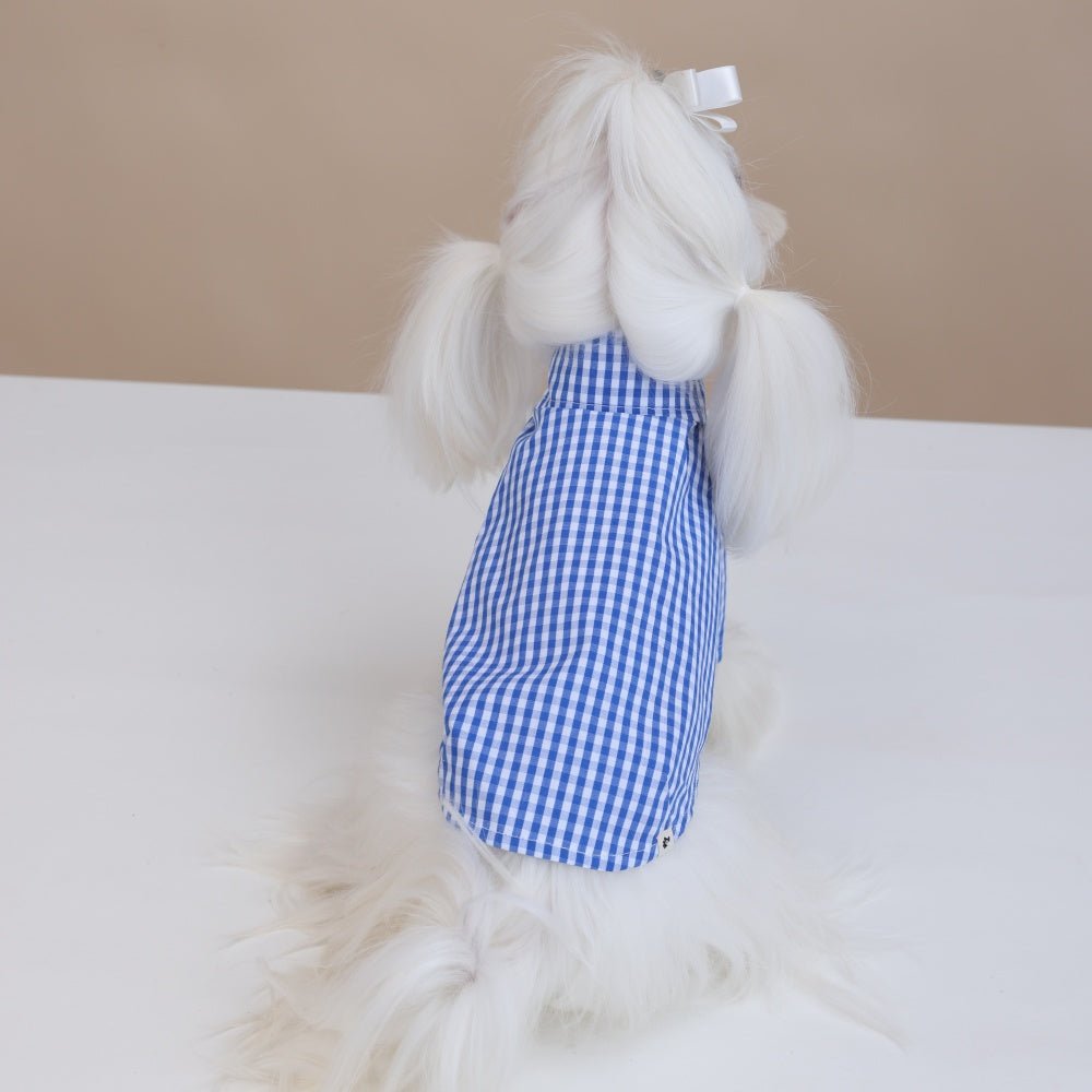milletpets-dog-cotton-shirt-blue-checkered-back