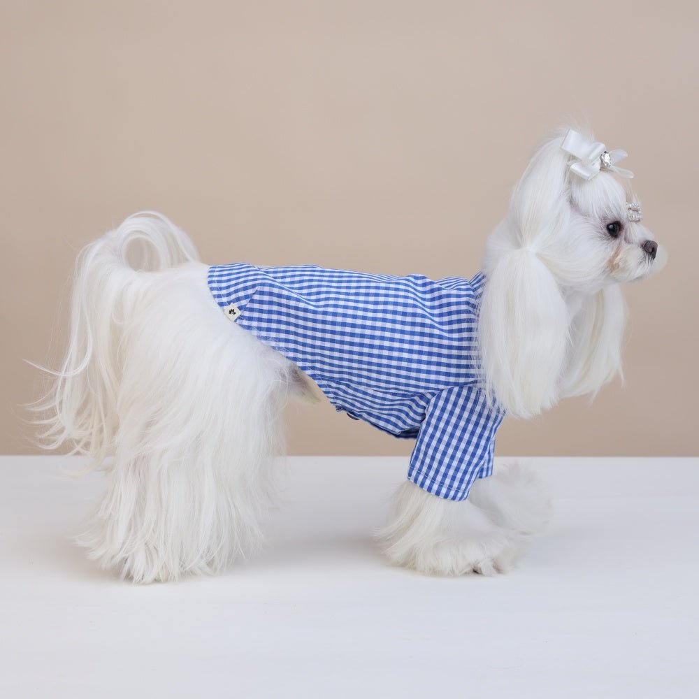 milletpets-dog-cotton-shirt-blue-checkered-side-2