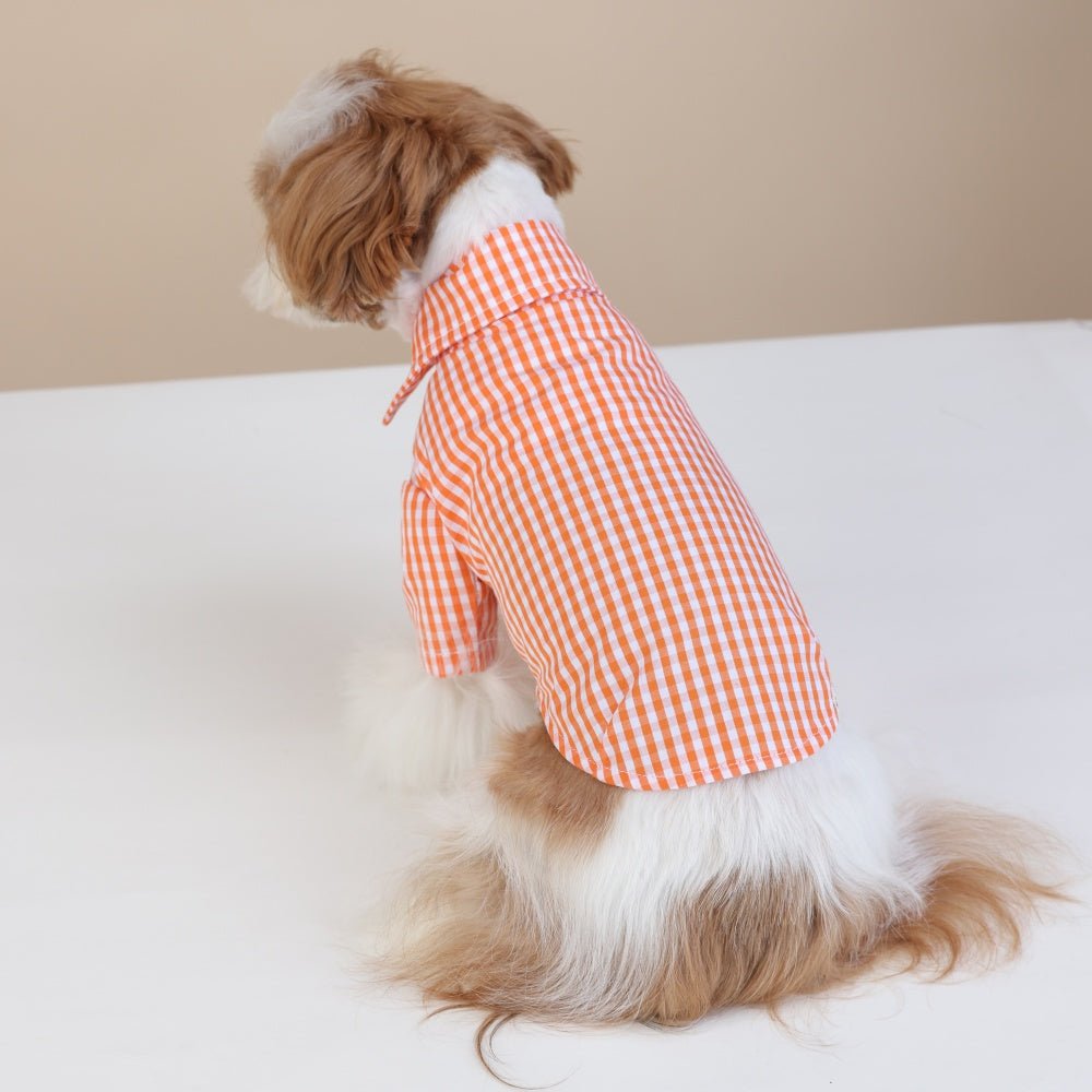 milletpets-dog-cotton-shirt-orange-checkered-back