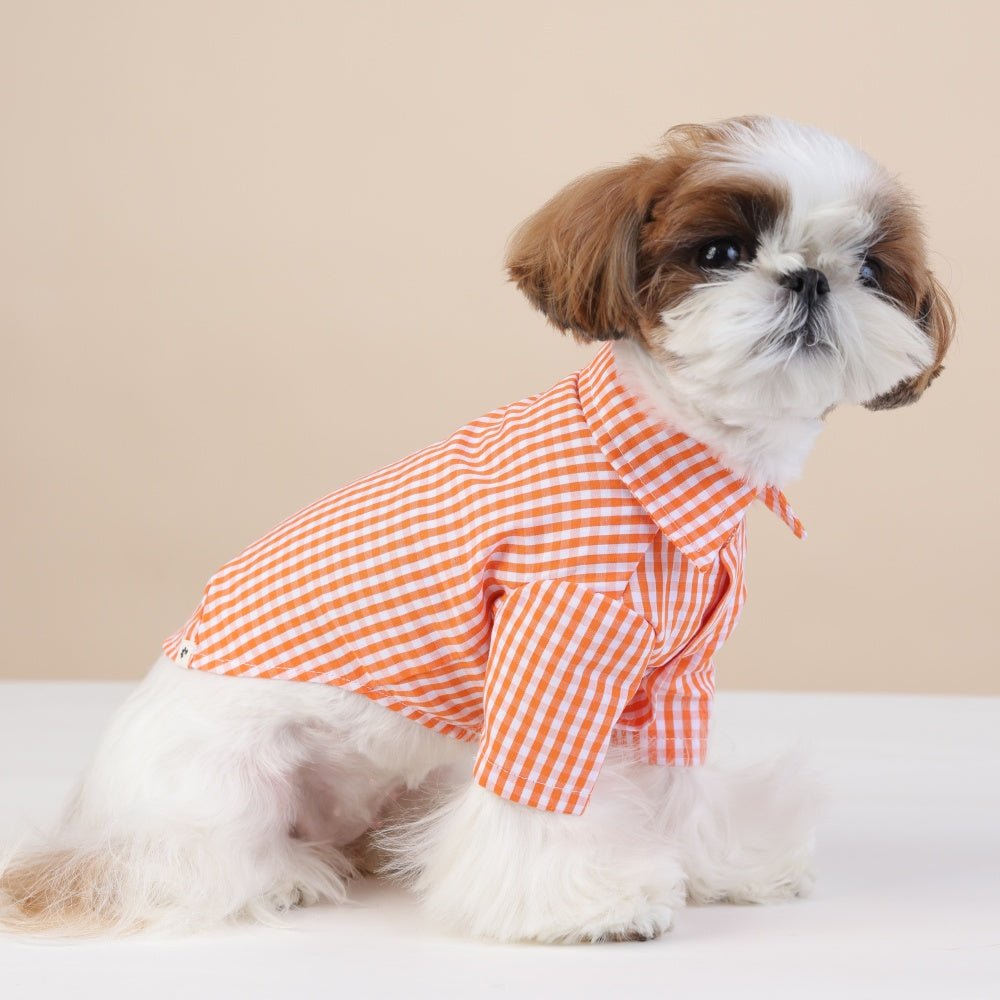 milletpets-dog-cotton-shirt-orange-checkered-side