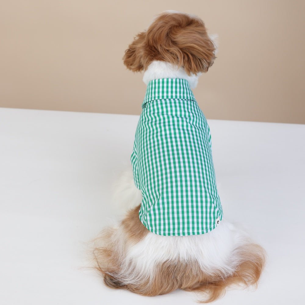 milletpets-dog-cotton-shirt-green-checkered-back