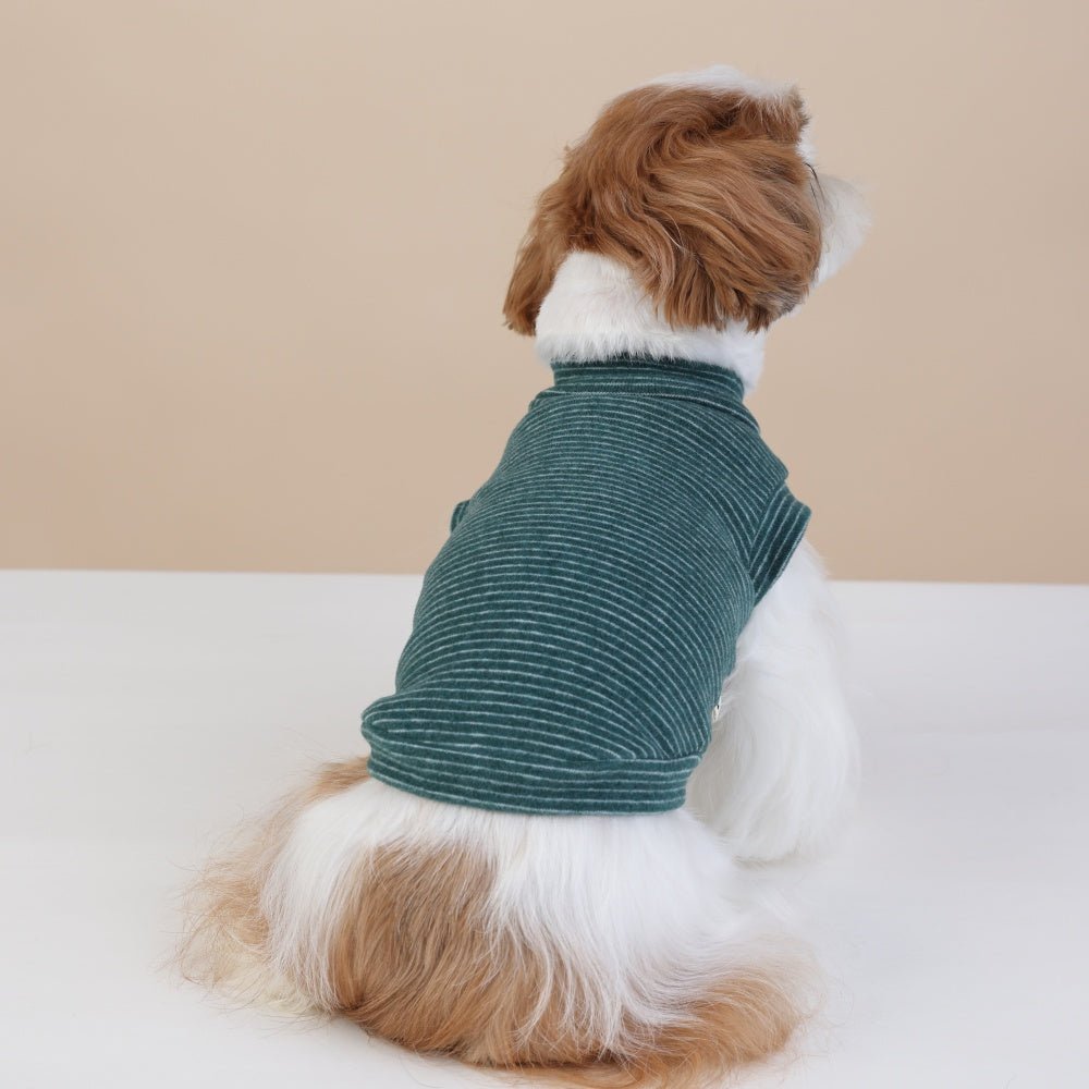 milletpets-dog-cotton-tank-top-vest-green-back