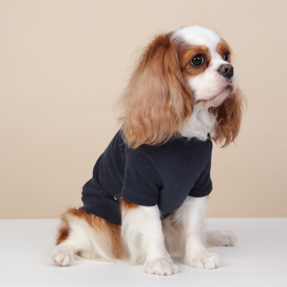 milletpets-dog-cotton-towel-hoodie-navy-blue-front